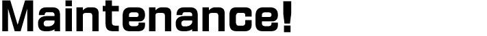 メンテナンス